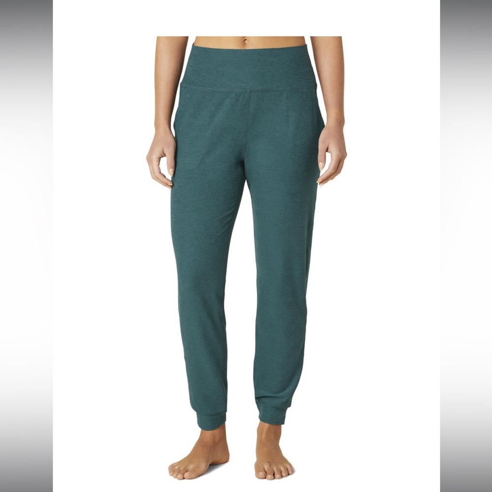 Beyond Yoga Space Dye Midi Jogger - XL - Deep Sea Heather